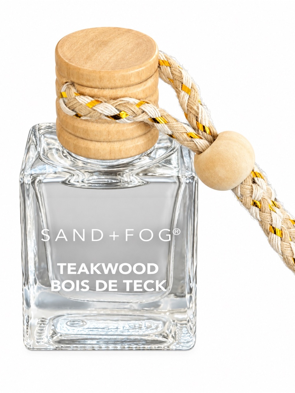Sand + Fog Teakwood Scented Car Diffuser